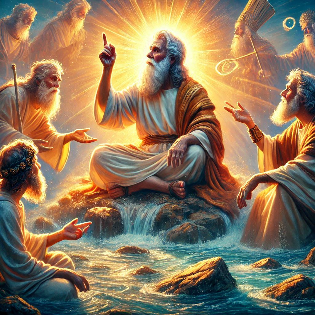 God full of wisdom and understanding, kindness, love, and joy